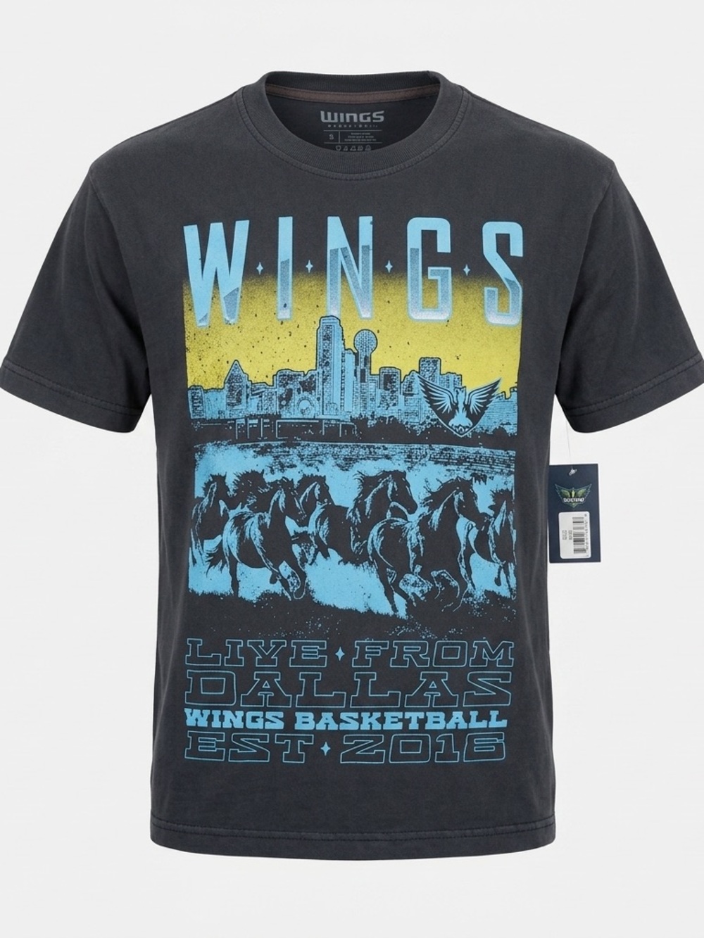 WNBA Dallas Wings Live From Dallas Graphic T Shirt Men’s Small NWT